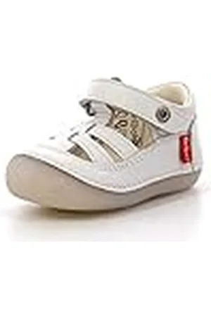 Kickers SUSHY, Zapatos Planos Mary Jane Unisex niños, Blanc, 24 EU