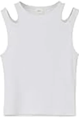 QS by s.Oliver 2142500 Camiseta de Tirantes con Corte, , 12 años para Niñas