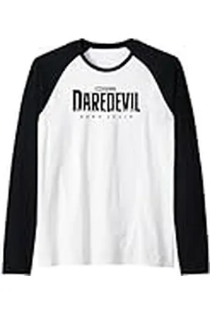 Daredevil Born Again Logo Camiseta Manga Raglan