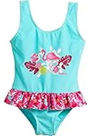 Playshoes UV-Schutz Badeanzug Flamingo bañadores, Turquesa (Türkis 15), 86 (Talla del Fabricante: 86/92) Unisex niños