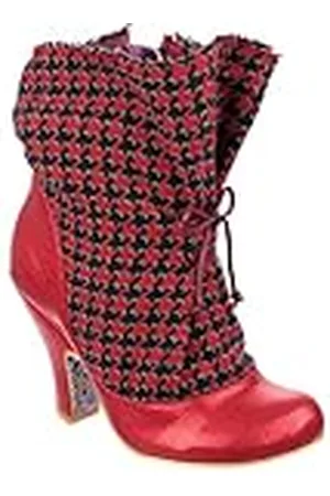 Irregular Choice Marshmallow Mountain, Botas Cortas al Tobillo Mujer, Red, 37 EU