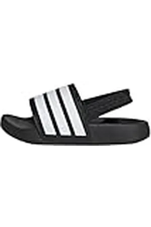 adidas Adilette ESTRAP Slides Infants, SE DESLIZA Unisex bebé, Core Black/Cloud White/Core Black, 20 EU