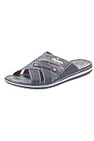 Rieker 21099, Mocasines Hombre, Blue, 46 EU