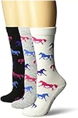 Wrangler Calcetines para mujer de caballo, 3 pares, , mediano