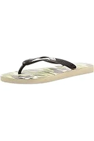 Havaianas Top Camu, Chanclas Unisex niños, Multicolor (Beige/Black), 23/24 EU