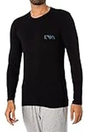 Emporio Armani Bold Monogram Crew Neck Long Sleeve T-Shirt Camiseta, , XL Hombres