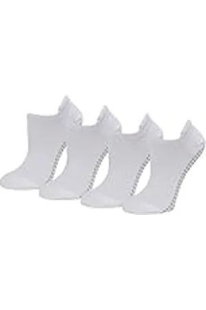 Amazon Calcetines Tobilleros con Agarre ATLÉTICO Mujer, 4 Pares, , 38.5-43