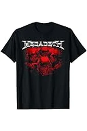 Megadeth Rojo Vic Cromo Camiseta