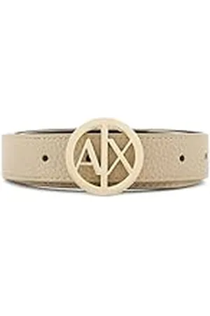 Armani Exchange Essential, Reversible, Circle Logo Cinturón, , 85 Mujeres