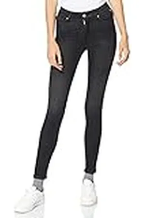 Replay Luzien Powerstretch Denim Jeans para Mujer, Negro (098 Black), 26W/28L