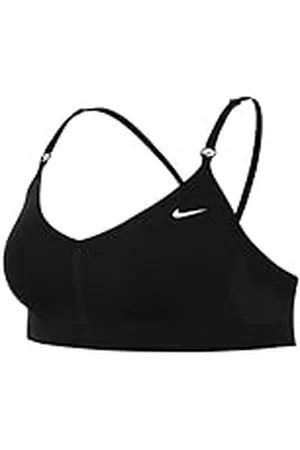 Nike DN4181-010 W NK Indy V-Neck Bra PL Sports Bra Mujer Tamaño 1X