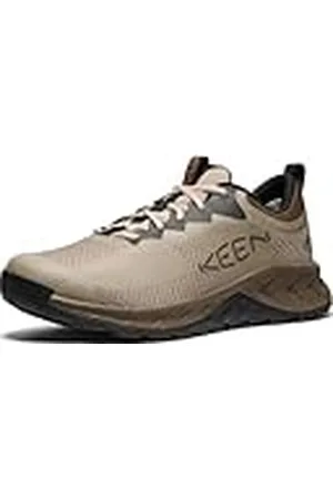 Keen Versacore Waterproof, Zapatos de Senderismo Hombre, Brindle/Gold Flame, 43 EU