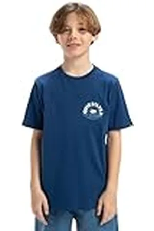 Quiksilver Ev Summer Road Camiseta de Manga Corta, Niño, 14 años