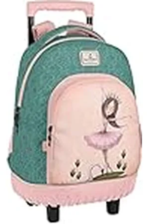 Safta M818, Mirabelle Santoro Mochila Escolar Grande Con Ruedas Ideal Para Niños, De Diferentes Edad Unisex , Estándar