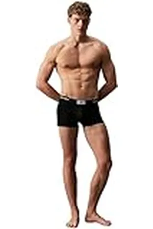 Calvin Klein Pack de 3 Calzoncillos para Hombre Bóxer de Tiro Bajo Elásticos, Negro (Black Dahlia Griffin), XS