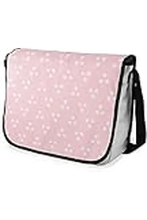 Bonamaison – Bolsas de Mensajero con Pulsera Negra para Estudiantes, Mochilas Escolares para niñas y niños, 29 x 36 cm