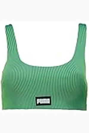 PUMA Short Camiseta, Verde/Black, S Women