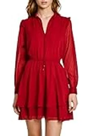 Pepe Jeans Otto Vestido, Rojo (Rojo Quemado), XL para Mujer