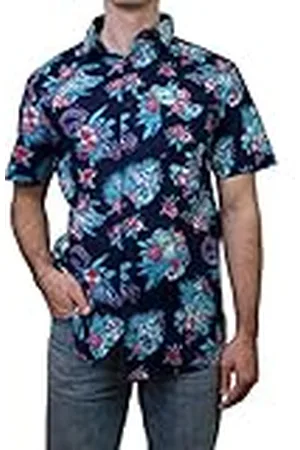 STAR WARS Camisa abotonada para hombre, Peacoat "Cordones tirados", Large