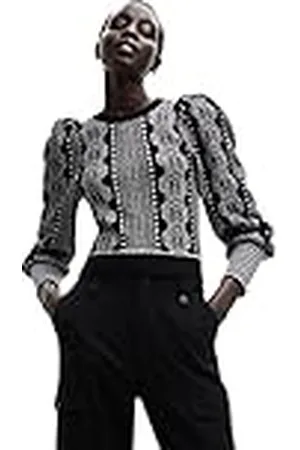 Desigual Jers_Kafka 2000 Black Sudadera, , L para Mujer