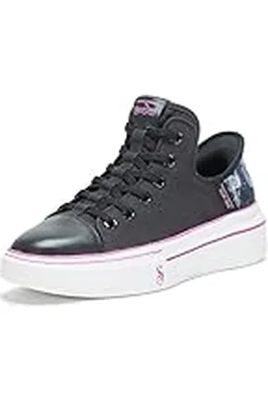 Skechers Snoop One, Zapatillas Mujer, Black, 38 EU