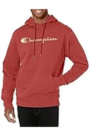 Champion Powerblend-Sudadera con Capucha de Forro Polar, Logotipo, , M para Hombre