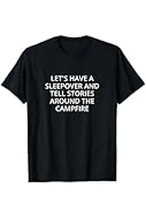 Statement Blend Vamos a tener una fiesta de pijamas y contar historias alrededor de la fogata Camiseta