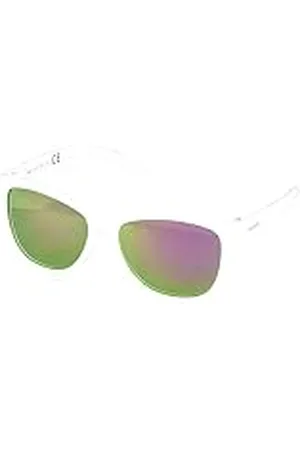 Alpina Unisex - Niños, LUZY Gafas de Sol, White Gloss, One Size