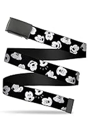 Buckle Cinturón Web Mickey Mouse, , 1.5" Wide/Fits up to 42" Pant Size para Hombre