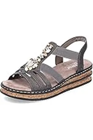 Rieker Mujer Mocasines 62949, señora Zapatillas,Pantuflas,Zapatillas,Zapatos Informales,Entrada Abierta,Beige (Beige / 45),41 EU / 7.5 UK
