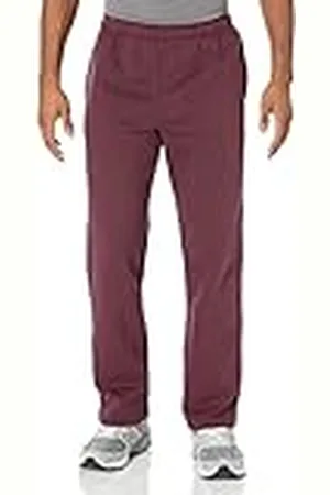 Amazon Pantalones Deportivos de Forro Polar con Parte Inferior Abierta (Disponibles en Tallas Grandes y Largos Especiales) Hombre, , XXL