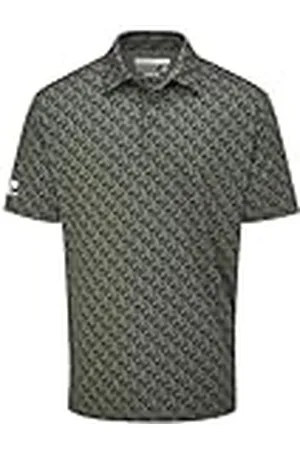 Stuburt Buzzard-Polo de Manga Corta, Transpirable, Ligero, Ajuste clásico, Absorbe la Humedad Camisa, , L para Hombre