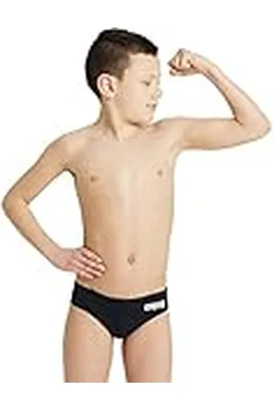 Arena Solid Team Junior Bañador para Niños, Secado Rápido, Tejido MaxLife Eco , Resistente al Cloro y Protección UV 50+