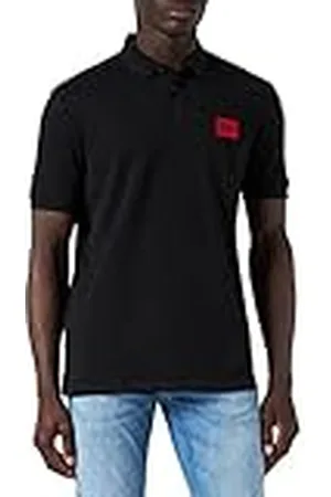 HUGO BOSS Dereso222 Camisa de Polo, Black001, XL para Hombre