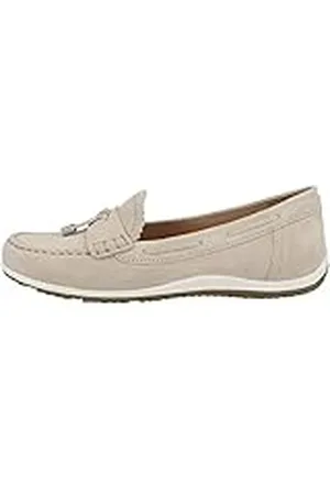 Geox D Vega Moc D35DNA022BC, Mocasines Mujer, Brown, 37 EU