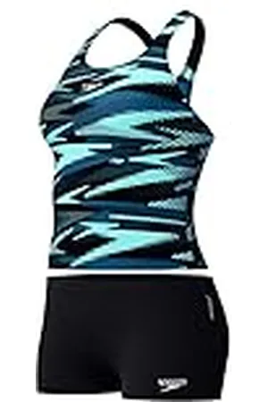 Speedo Hyperboom Tankini, Quick Drying, Training, Fitness, Chlorine Resistant Traje de baño para Mujer, , 28