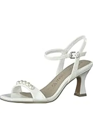Marco Tozzi 2-2-28305-20, Sandalias para Mujer, Beige (Ivory Patent), 37 EU