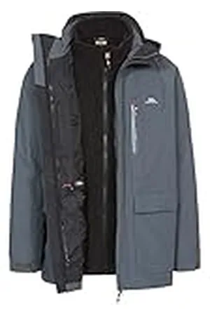 Trespass Edgewater II - Chaqueta impermeable 3 en 1 con forro polar interior extraíble