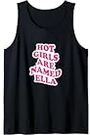 Original Cheddar Las chicas calientes son nombradas Ella Camiseta sin Mangas