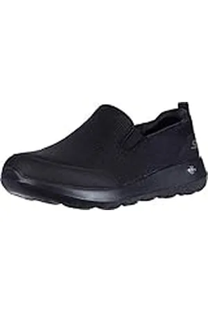 Skechers GO WALK MAX CLINCHED, Zapatillas para Hombre, Black Textile /Black Trim, 45.5 EU