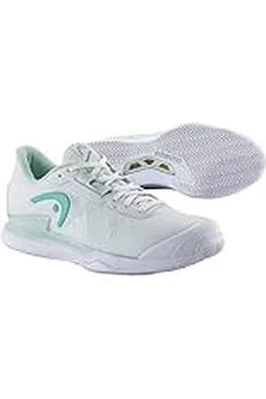 Head Sprint Pro 3.5 Clay Women, Zapatos de Tenis Mujer, White/Aqua, 42