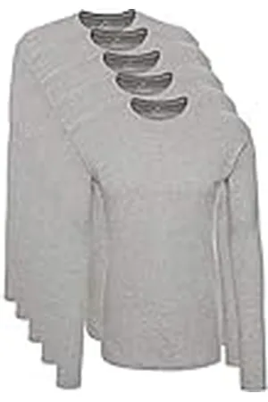 Lower East LE133 Camiseta de Manga Larga, , 2XL (Pack de 5) para Hombre