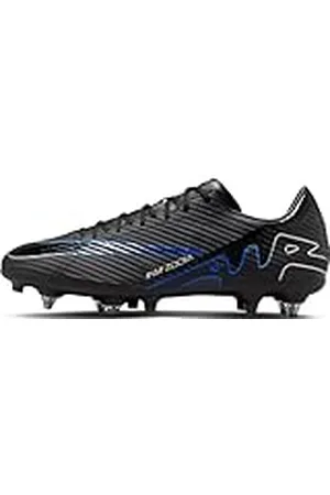 Nike Zoom Vapor 15 Acad SG-Pro AC, Zapatillas de fútbol Hombre, Negro/Cromo Hyper Royal, 44 EU