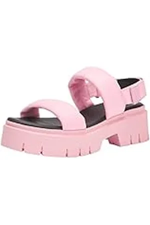 HUGO BOSS Krissandal_sa_napd, Sandalia Mujer, Medium Pink664, 35 EU
