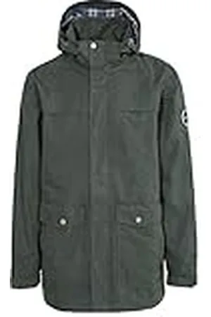 Trespass Chaqueta impermeable Rowland con capucha extraíble para hombre (paquete de 1)