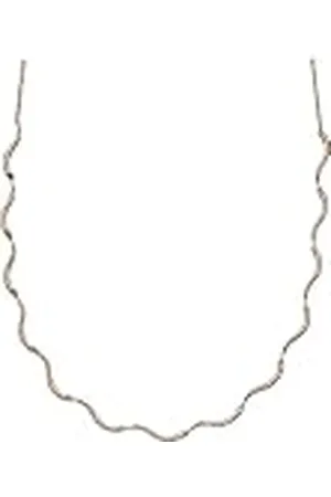 Skagen Collar para mujer, Wave Collar de cadena de acero inoxidable
