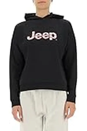 Jeep O102609-B000 J Woman Hooded Cropped Sweatshirt Striped Print J22W Mujer L