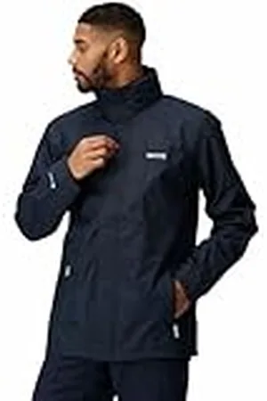 Regatta Matt Chaqueta Impermeable con Capucha Oculta, Forrada de Malla, para Exteriores Jackets Waterproof Shell, Hombre, , S