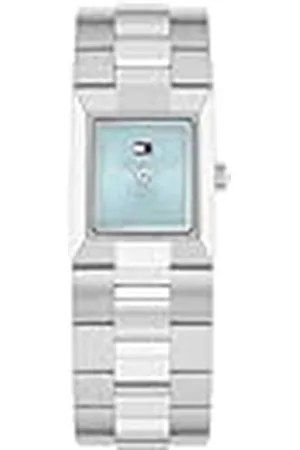 Tommy Hilfiger Reloj De Movimiento De Cuarzo De Dos Manecillas para Mujer con Correa de Acero Inoxidable Plateada - 1782797