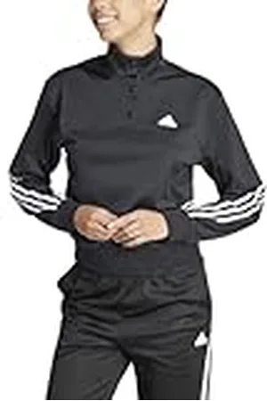 adidas Mujer Iconic Wrapping 3-Stripes Snap Track Jacket, , M
